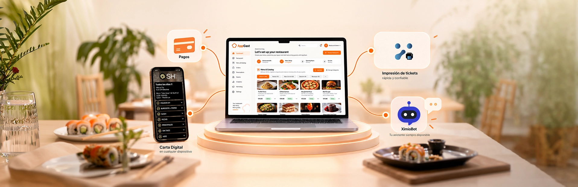 Services and integrations to adapt AppGast to your business